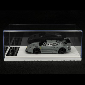 Ferrari F40 LM Presseversion Mit Schwarzen Felgen 1996 Grigio Medio 1/43 Tecnomodel TM43-67E