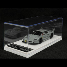 Ferrari F40 LM Presseversion Mit Schwarzen Felgen 1996 Grigio Medio 1/43 Tecnomodel TM43-67E