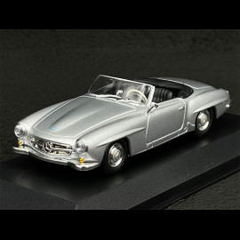 Mercedes Benz 190 SL roadster 1955 Silber grau 1/43 Minichamps 940033130