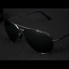 Porsche Sunglasses Low Price Titanium frame / Olive / Silver lenses Porsche Design P'8508 WAP0785080JC62