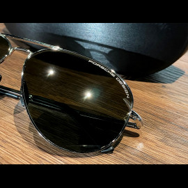 Porsche Sonnenbrille Günstige Gestell Titanium / Gläser Olive / Silber Porsche Design P'8508 WAP0785080JC62