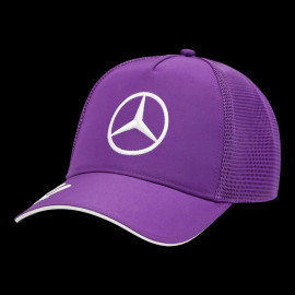 Mercedes Hat Low Cost Trucker Purple Mercedes Original - 701227945-003
