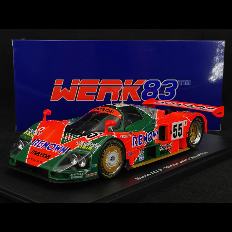 Mazda 787B n° 55 Winner 24h Le mans 1991 1/18 Werk83 W1802701