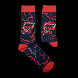 Inspiration Nürburgring Lettering Socks / Blue / Red - Unisex - Size 41/46