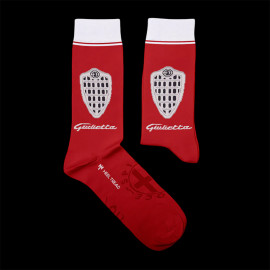 Inspiration Alfa Romeo Giulietta Spider Veloce 1961 / Rot / Weiß - Unisex - Größe 41/46