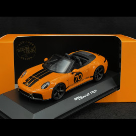 Porsche 911 Spirit 70 Typ 992 Cabriolet 2025 Signal Orange 1/43 Spark WAP0200540SGTS