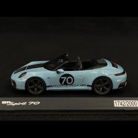 Porsche 911 Spirit 70 Typ 992 Cabriolet 2025 Messen Blau 1/43 Spark WAP0200550SGTS