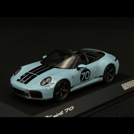 Porsche 911 Spirit 70 Type 992 Cabriolet 2025 Messen Blue 1/43 Spark WAP0200550SGTS