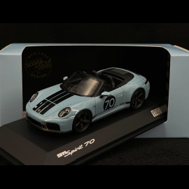 Porsche 911 Spirit 70 Type 992 Cabriolet 2025 Messen Blue 1/43 Spark WAP0200550SGTS