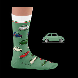 Inspiration Fiat 500 Socken / Grün - Unisex - Größe 41/46