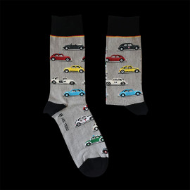 Inspiration Volkswagen Beetle Socken / Grau / Schwarz - Unisex - Größe 41/46