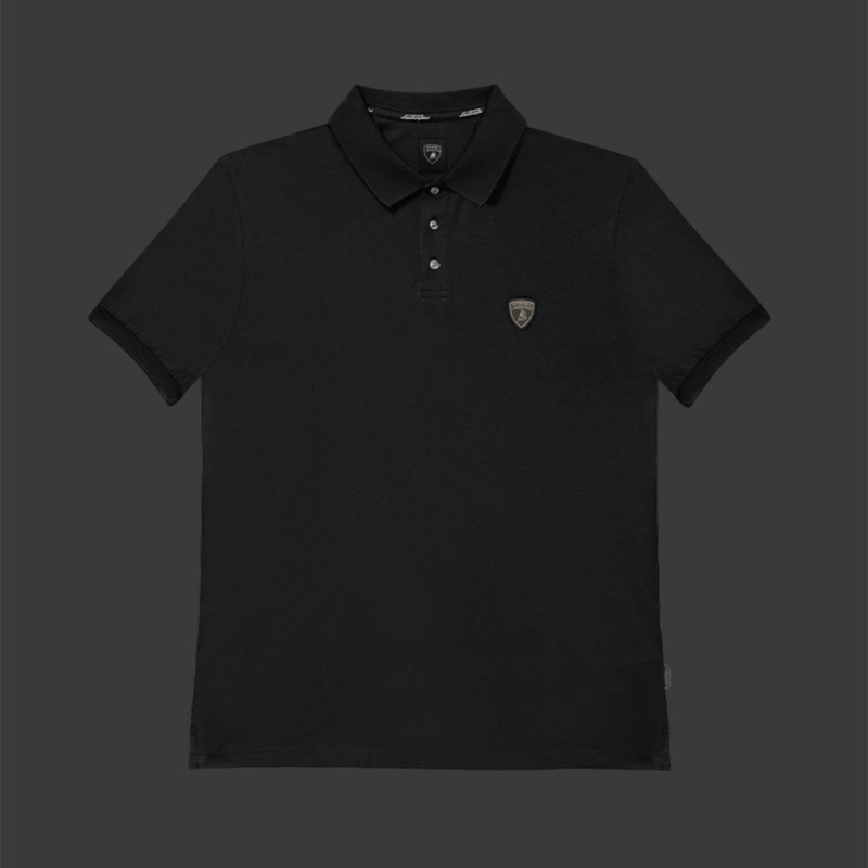 Polo Lamborghini Schwarz - Herren LCSWB7AQ-100
