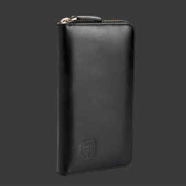 Wallet Porsche Women's Card Holder Black Leather WAP0300210TGBD