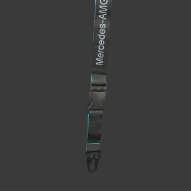 Mercedes Keyring Low Cost AMG Petronas Neck Tour F1 Team Hamilton / Russell / Antonelli Black 701227074-001