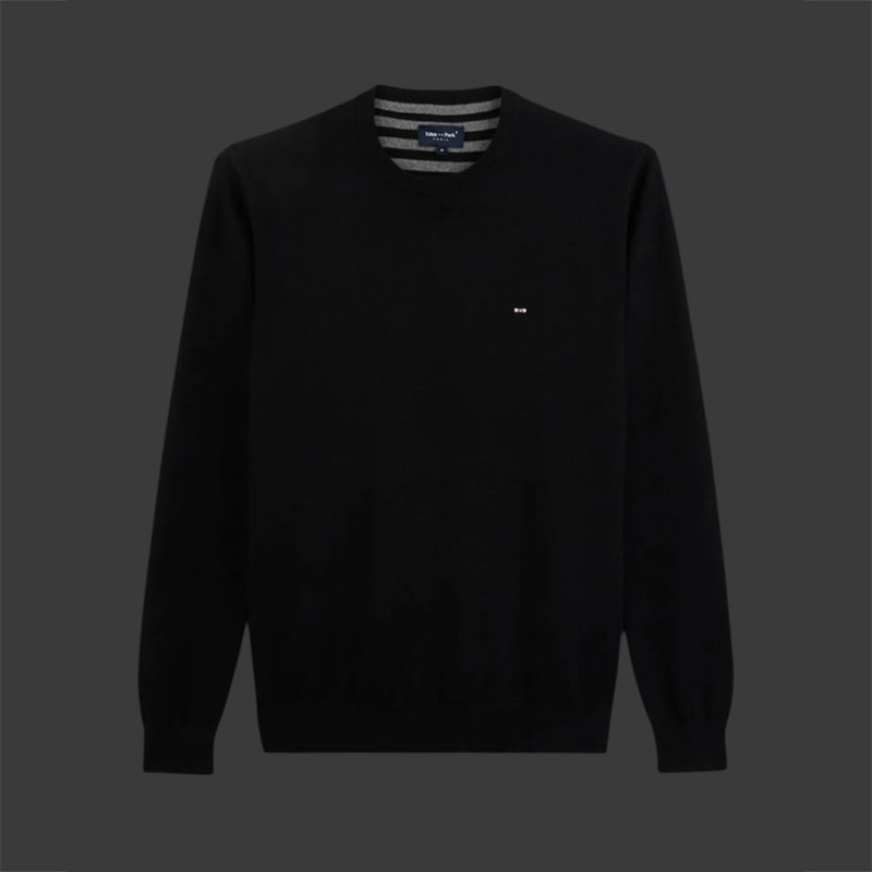 Eden Park Pullover Cotton Black PPKNIPUE0021-NO - men