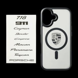 Porsche Hard Case iPhone 17 Black / Transparent Customisable WAP0300010TSNC