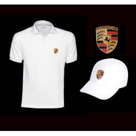 Porsche Lover Set - Polo Shirt + Cap + Aufkleber WAP591B WAP6100020TWCE WAP0130050MCST