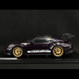 Porsche 911 GT3 RS Type 992 Weissach Package 2024 Viola Metallic 1/18 Solido S1812103
