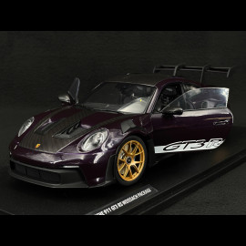 Porsche 911 GT3 RS Typ 992 Weissach Package 2024 Viola Metallic 1/18 Solido S1812103