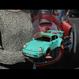 Porsche 911 RWB Typ 964 Tiffany 2020 Tiffany-Blau 1/12 GT Spirit GT951