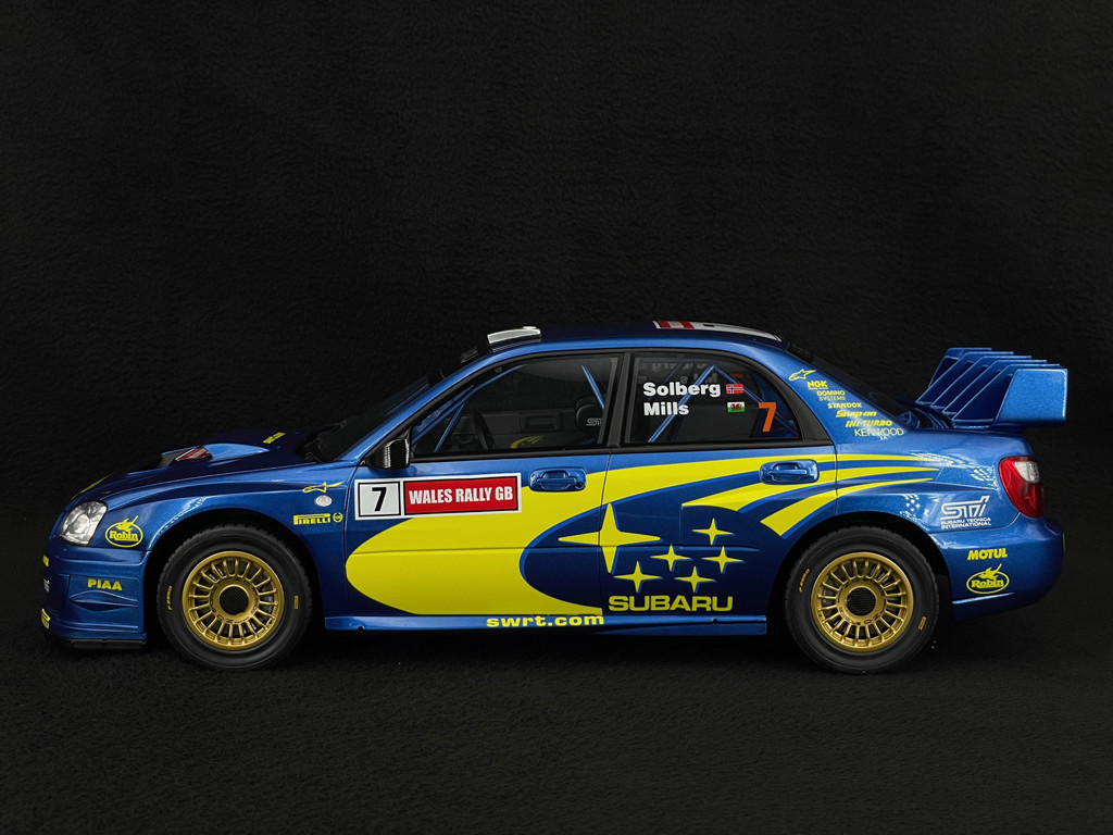 Subaru Impreza S9 WRC n° 7 Winner Great Britain Rally 2003 1/12