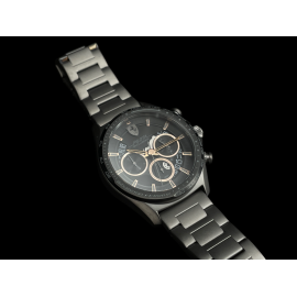 Ferrari Watch Pilota Evo Chronograph Grey Metal Bracelet FE-083-0824