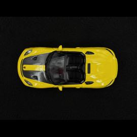 Porsche 718 Spyder RS Type 982 2024 Racing Yellow 1/43 Bburago BBU18-30472YELLOW