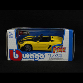 Porsche 718 Spyder RS Type 982 2024 Racing Yellow 1/43 Bburago BBU18-30472YELLOW