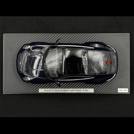 Porsche 911 Carrera 4 Type 992 Belgian Legend Edition 2020 Ickx RS Selection x Spark X Blue 1/18 Spark 18RSF001