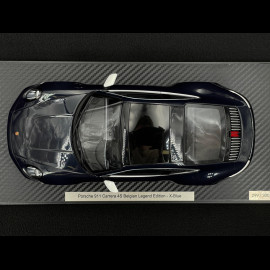 SELTEN Ickx Porsche 911 Carrera 4 Type 992 Belgian Legend Edition 2020 RS Selection x Spark X Blue 1/18 Spark 18RSF001-