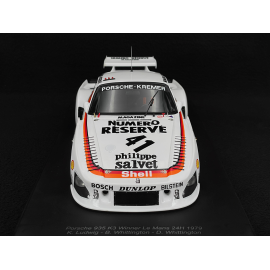 Porsche 935 K3 Kremer n° 41 Sieger 24h Le Mans 1979 1/18 Spark 18LM79