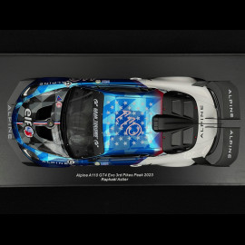 Raphaël Astier Alpine A110 GT4 Evo 110 3rd Pikes Peak 2023 1/18 Spark 18S614