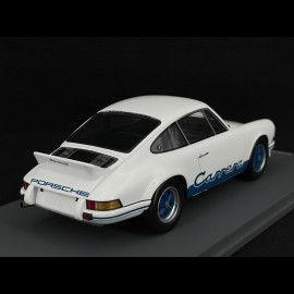 Porsche 911 Carrera RS 2.7 Presentation 1972 White / Blue Stripes 1/18 Schuco 18U00062
