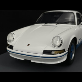 Porsche 911 Carrera RS 2.7 Presentation 1972 White / Blue Stripes 1/18 Schuco 18U00062