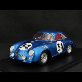 Porsche 356 A n° 34 13. 24h Le Mans 1956 1/18 Spark 18S675