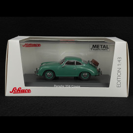 Porsche 356 Coupé 1952 Mit Gepäckträger Grün 1/43 Schuco 450725400