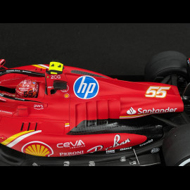 Carlos Sainz Jr. Ferrari SF-24 n° 55 Winner Mexican GP 2024 F1 1/18 Looksmart LS18F1069