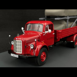 Mercedes-Benz L3500 "Porsche-Renndienst" with Porsche 718 Spyder RS 1960 Red 1/43 Schuco 450723600