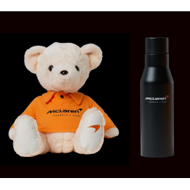McLaren Set Weltmeister F1 Team Lando Norris Teddybär + Isothermische Kühlflasche