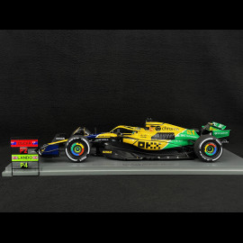 Oscar Piastri McLaren MCL38 n° 81 2nd Monaco GP 2024 F1 1/18 Spark 18S998