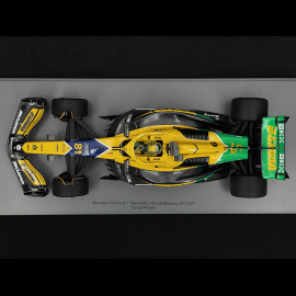 Oscar Piastri McLaren MCL38 n° 81 2. GP Monaco 2024 F1 1/18 Spark 18S998