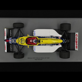 Nigel Mansell Williams FW11 n° 5 Sieger GP Großbritannien 1986 F1 1/18 Spark 18S738