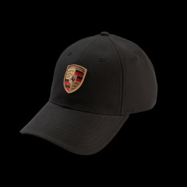 Duo Porsche Polo-shirt classic Weiß + Porsche Cap Wappen Schwarz