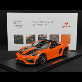 Porsche 718 Spyder RS Typ 982 2024 Weissach Package RS Selection x Spark Gulf Orange 1/18 18RSF024