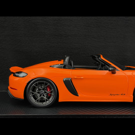 Porsche 718 Spyder RS Type 982 2024 Weissach Package RS Selection x Spark Gulf Orange 1/18 18RSF024