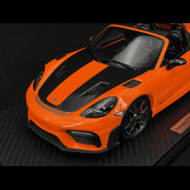 Porsche 718 Spyder RS Type 982 2024 Weissach Package RS Selection x Spark Gulf Orange 1/18 18RSF024