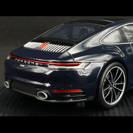 Porsche 911 Carrera 4 Typ 992 Belgian Legend Edition 2020 Ickx RS Selection x Spark X Blue 1/18 Spark 18RSF001