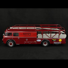 Fiat 642 RN2 Bartoletti Ferrari race transporteur 1957 dark red 1/18 CMR CMR140