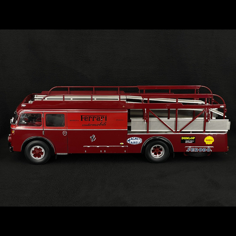 Fiat 642 RN2 Bartoletti Ferrari race transporteur 1957 dark red 1/18 CMR CMR140