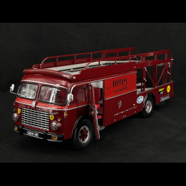 Fiat 642 RN2 Bartoletti Ferrari Renntransporter 1957 sombre rouge 1/18 CMR CMR140